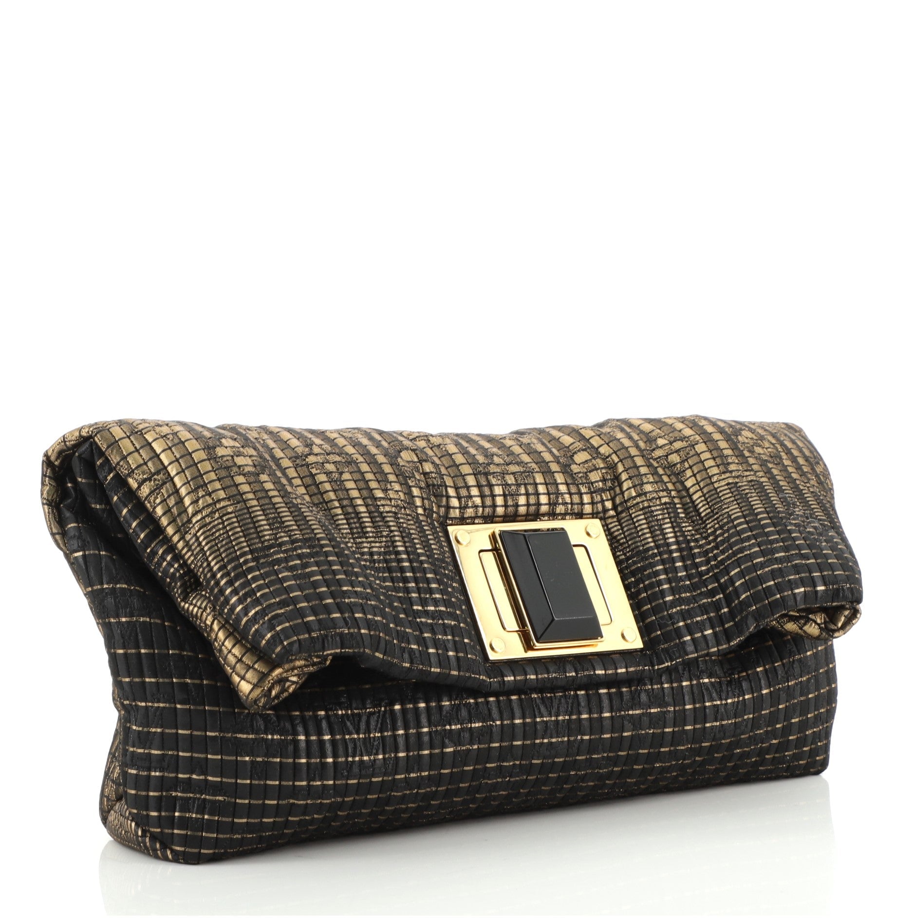 Altair Clutch Monogram Jacquard Textile