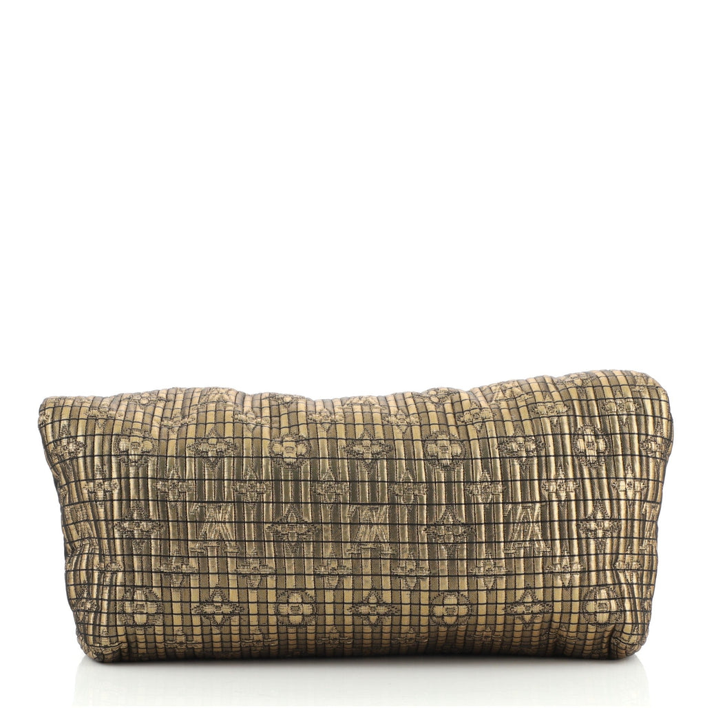 Altair Clutch Monogram Jacquard Textile