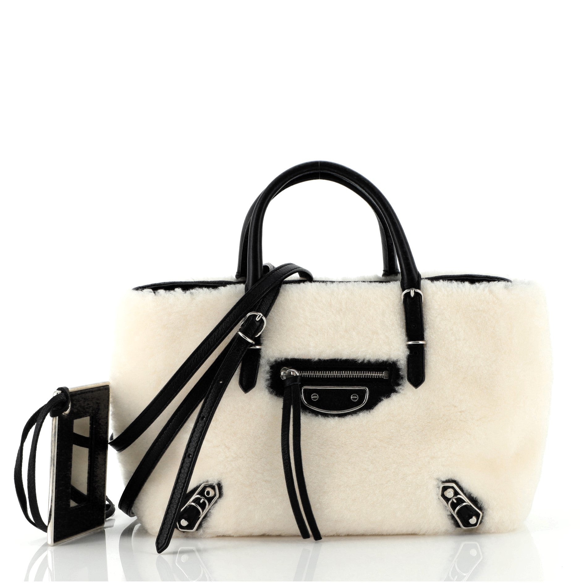 Papier A4 Classic Metallic Edge Bag Shearling Mini