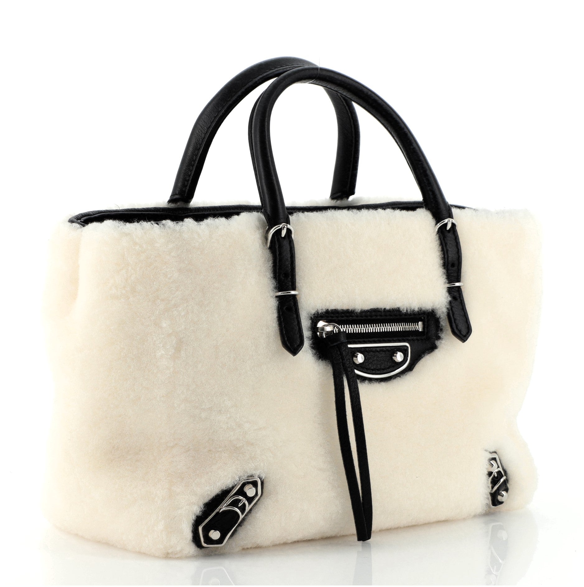 Papier A4 Classic Metallic Edge Bag Shearling Mini