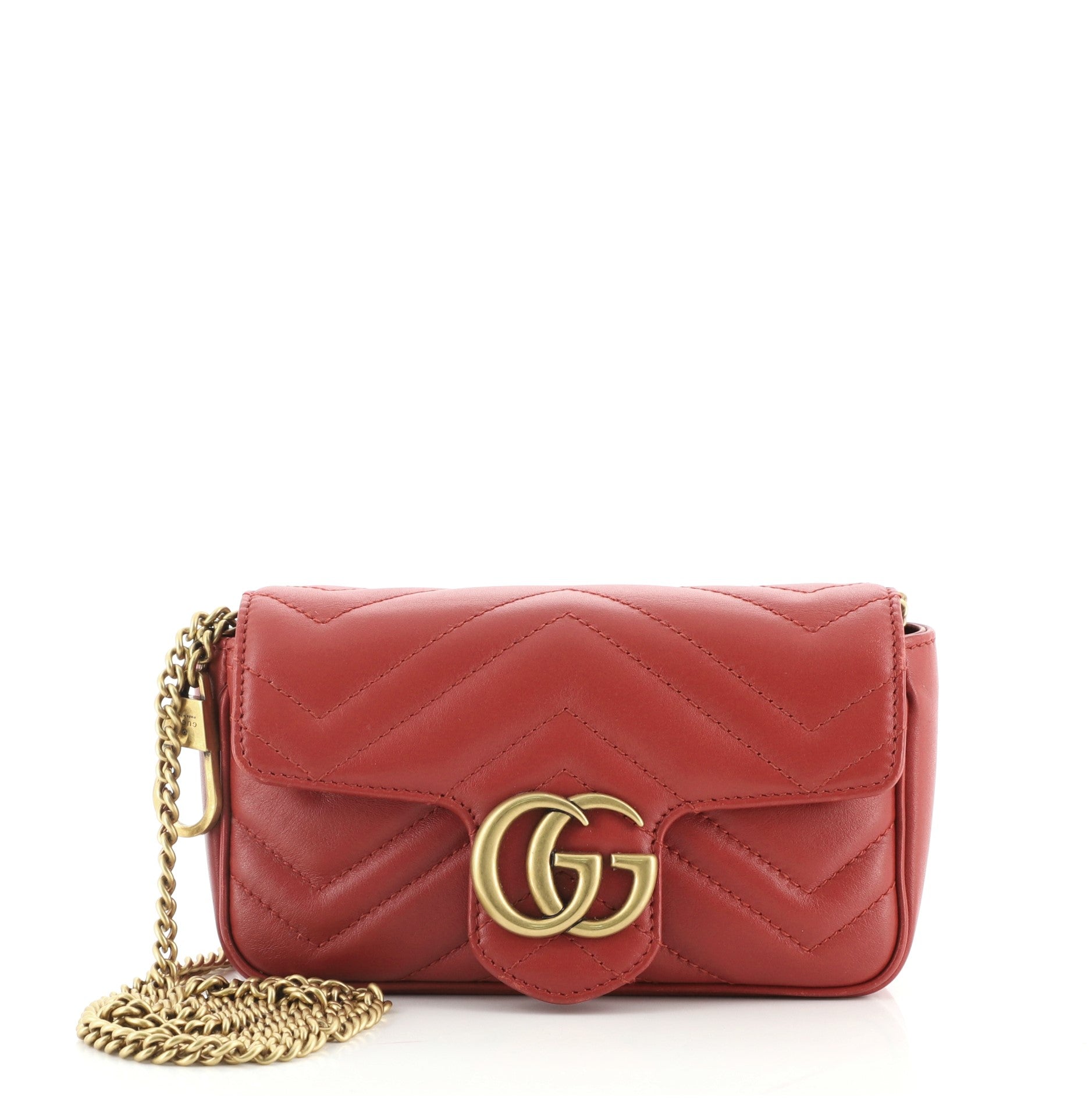 GG Marmont Flap Bag Matelasse Leather Super Mini