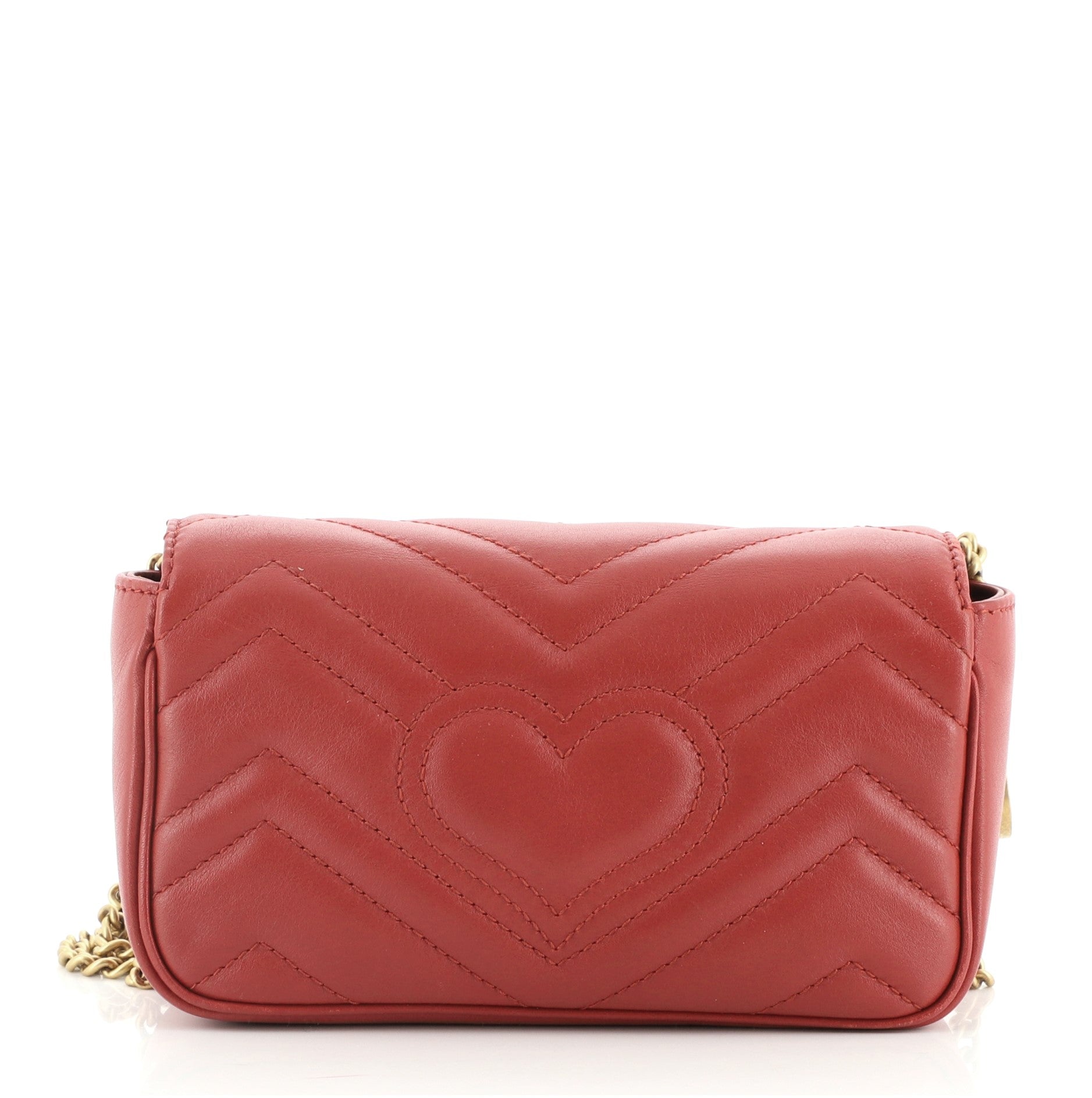 GG Marmont Flap Bag Matelasse Leather Super Mini