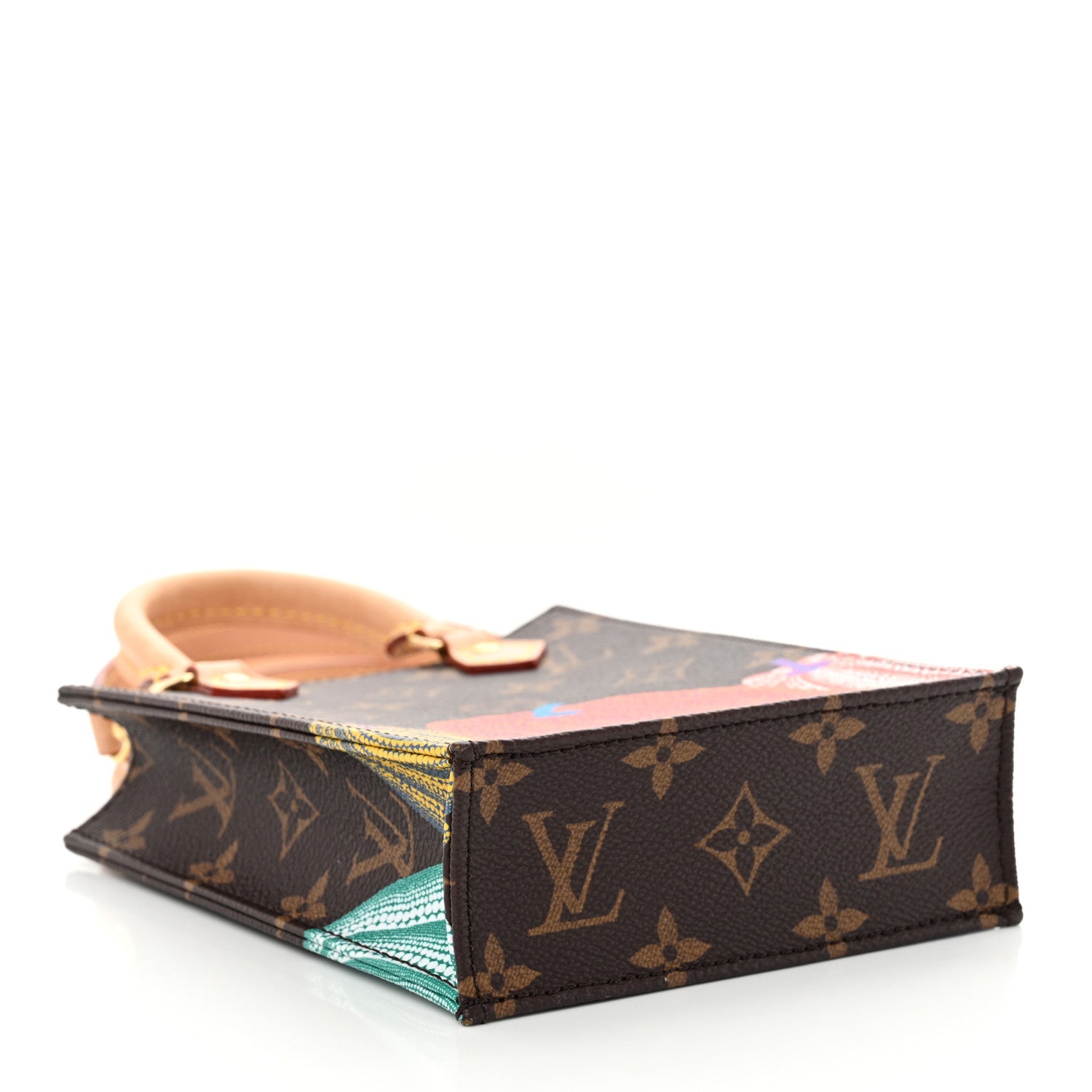 LV X YK Monogram Pumpkin Petit Sac Plat Multicolor