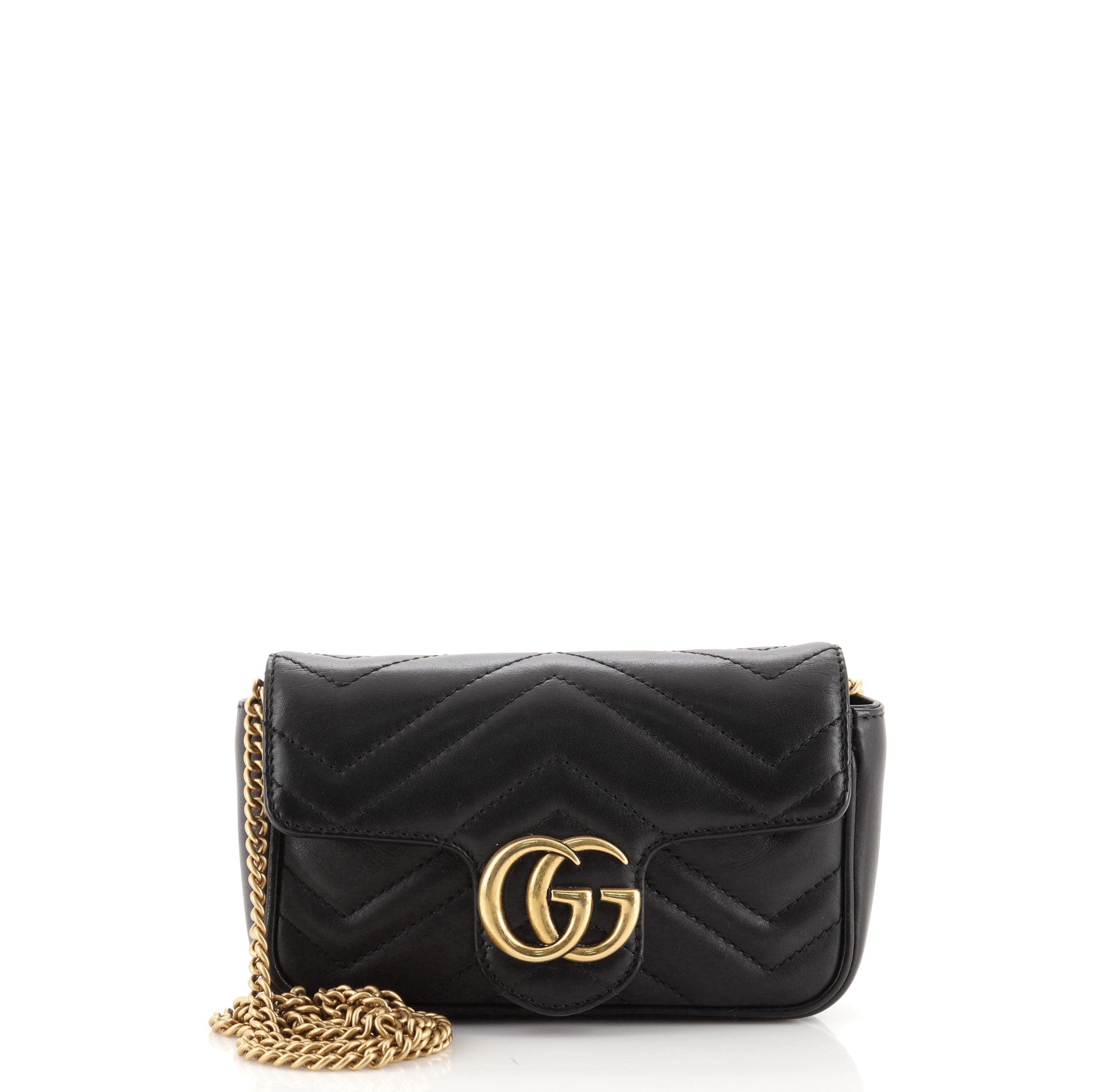 GG Marmont Flap Bag Matelasse Leather Super Mini