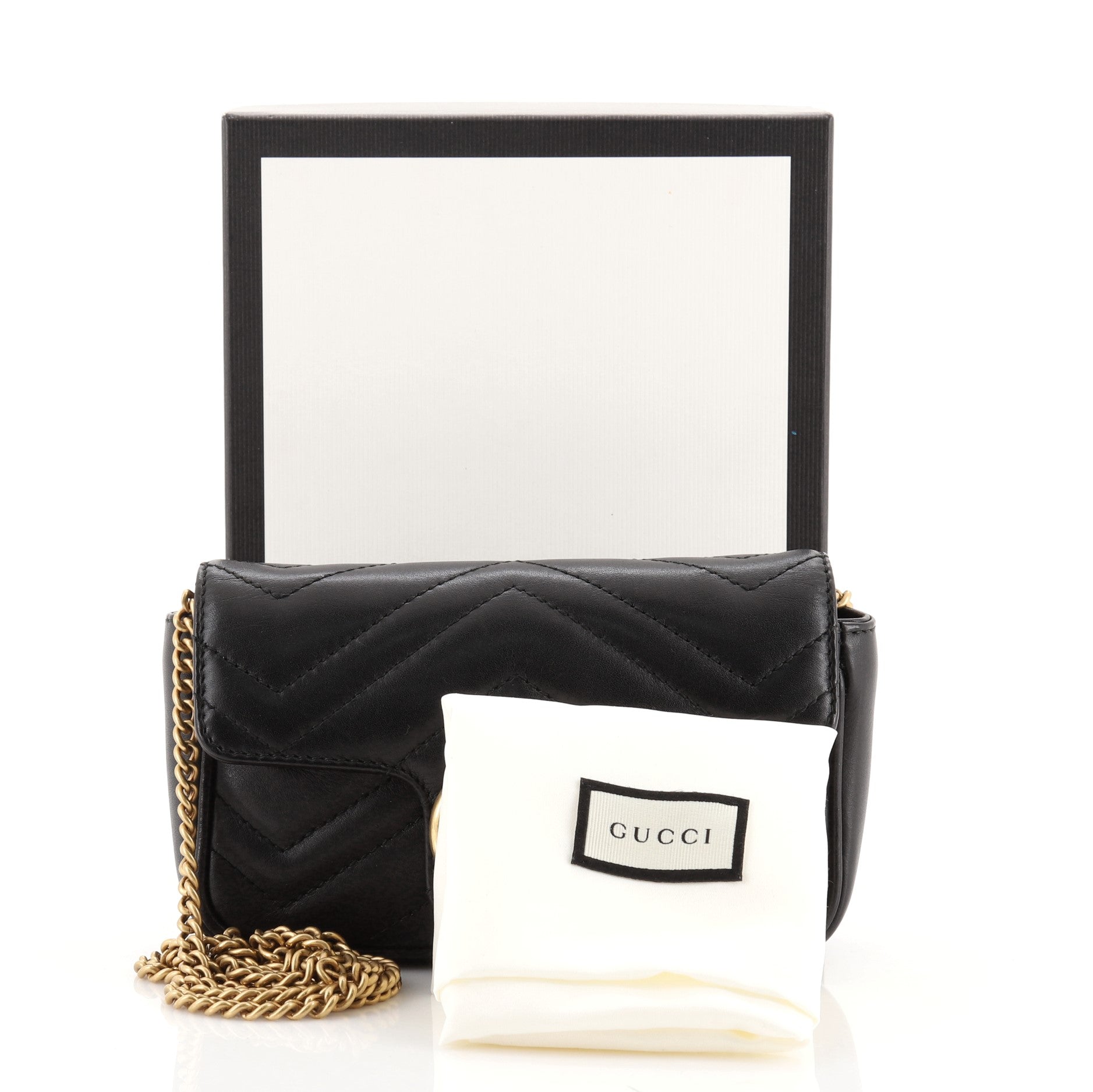 GG Marmont Flap Bag Matelasse Leather Super Mini