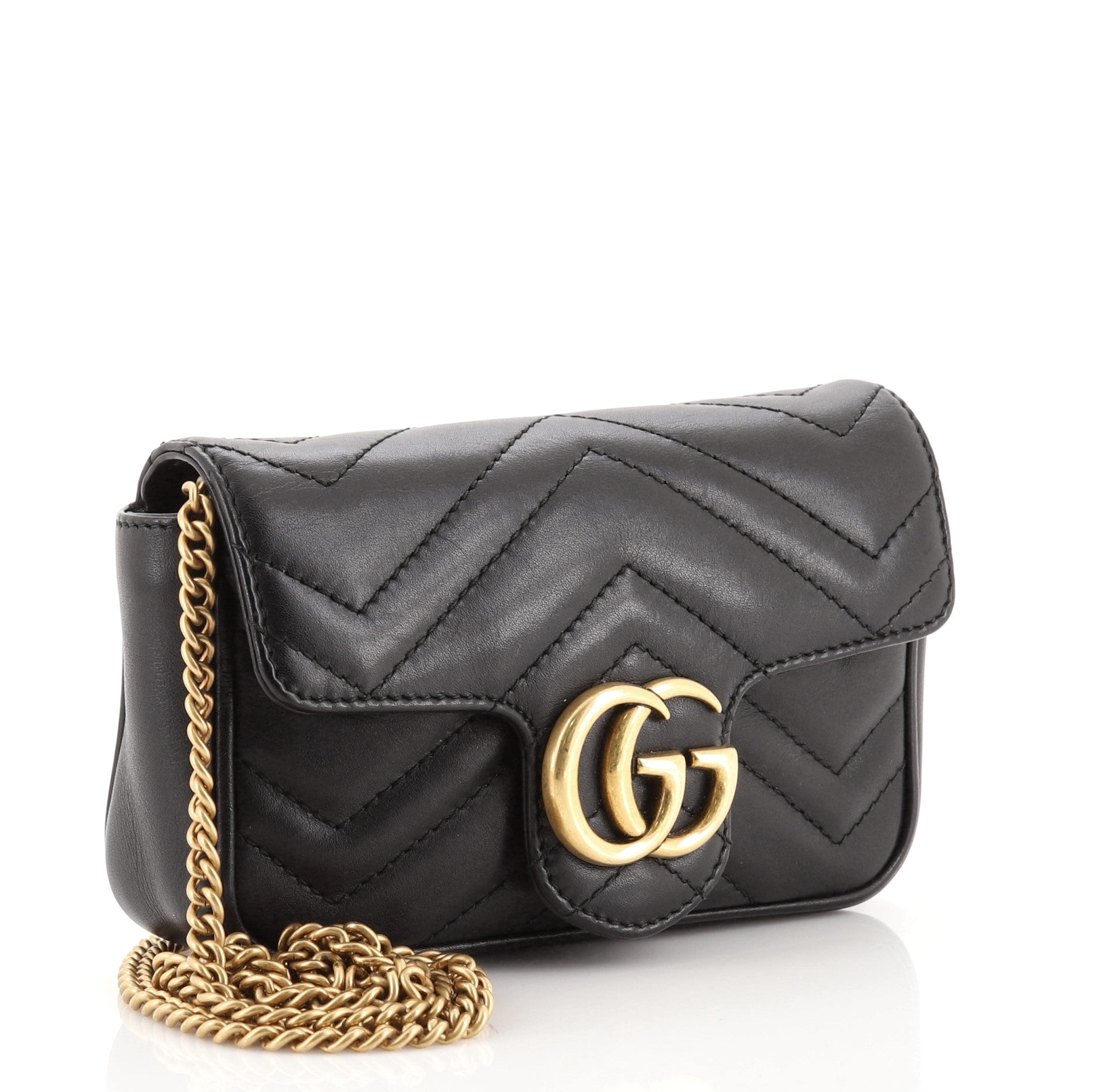 GG Marmont Flap Bag Matelasse Leather Super Mini