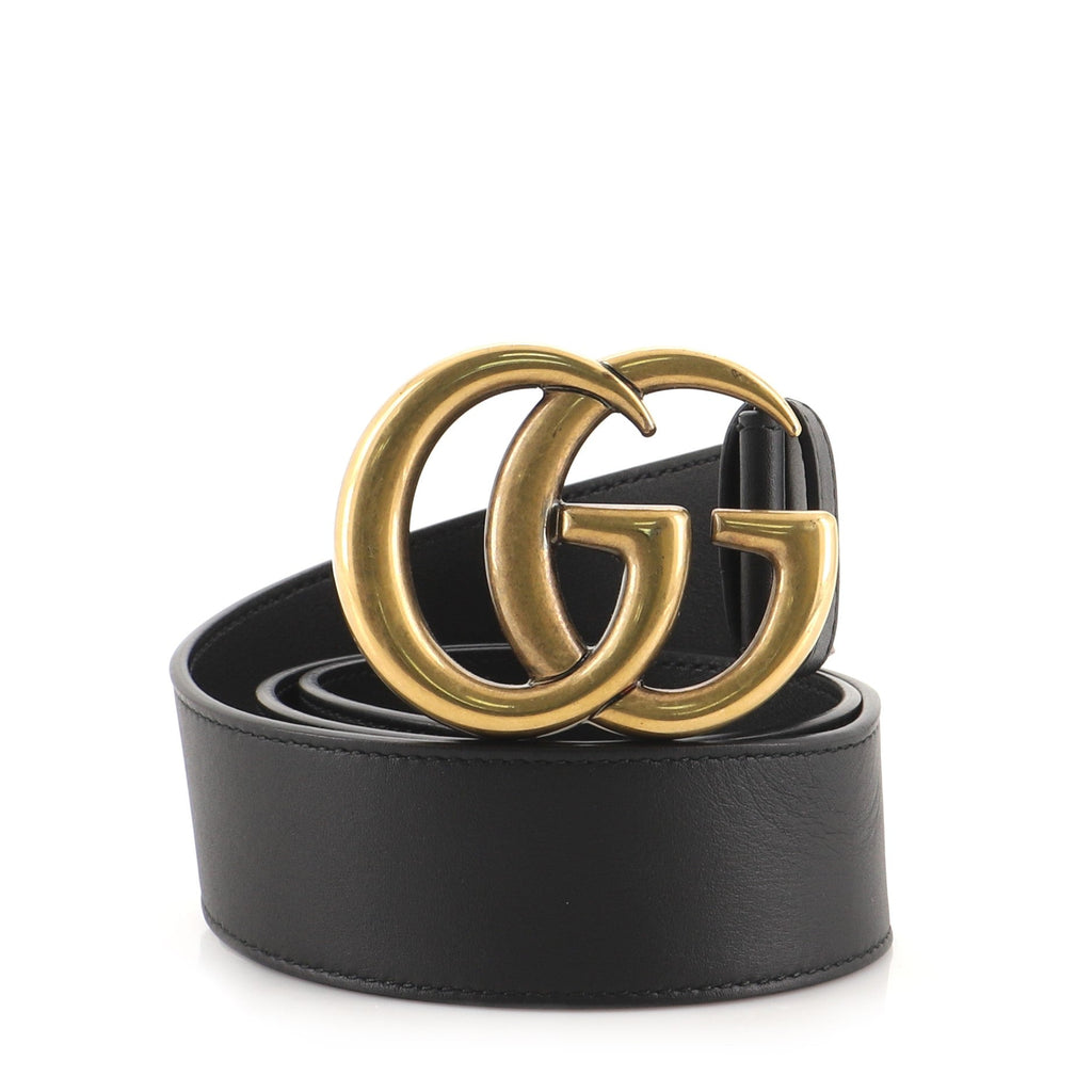 GG Marmont Belt Leather Wide 75