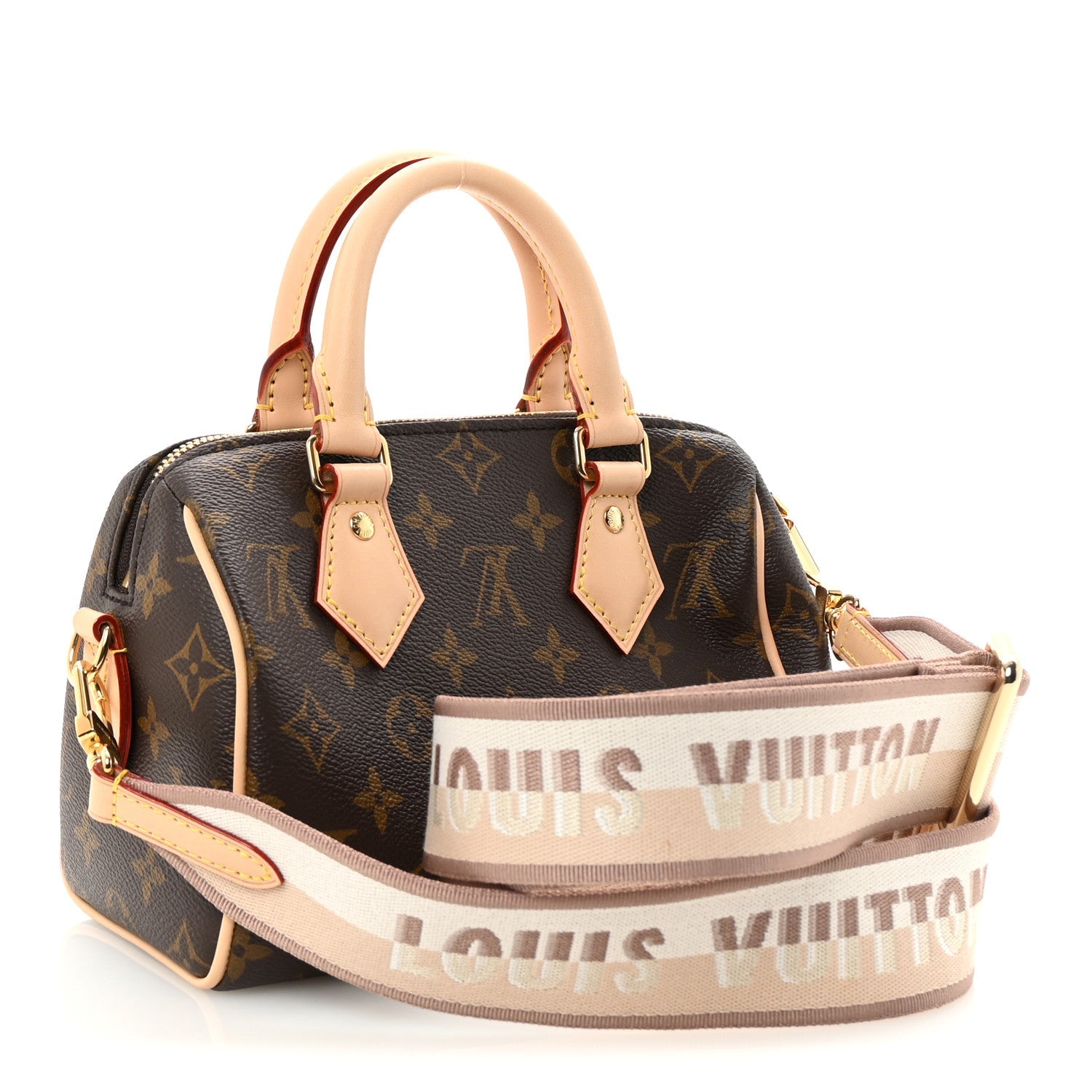 Monogram Speedy Bandouliere 20 Beige