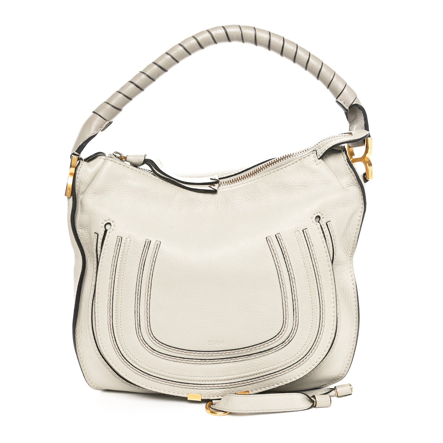 Calfskin Medium Marcie Hobo Dove