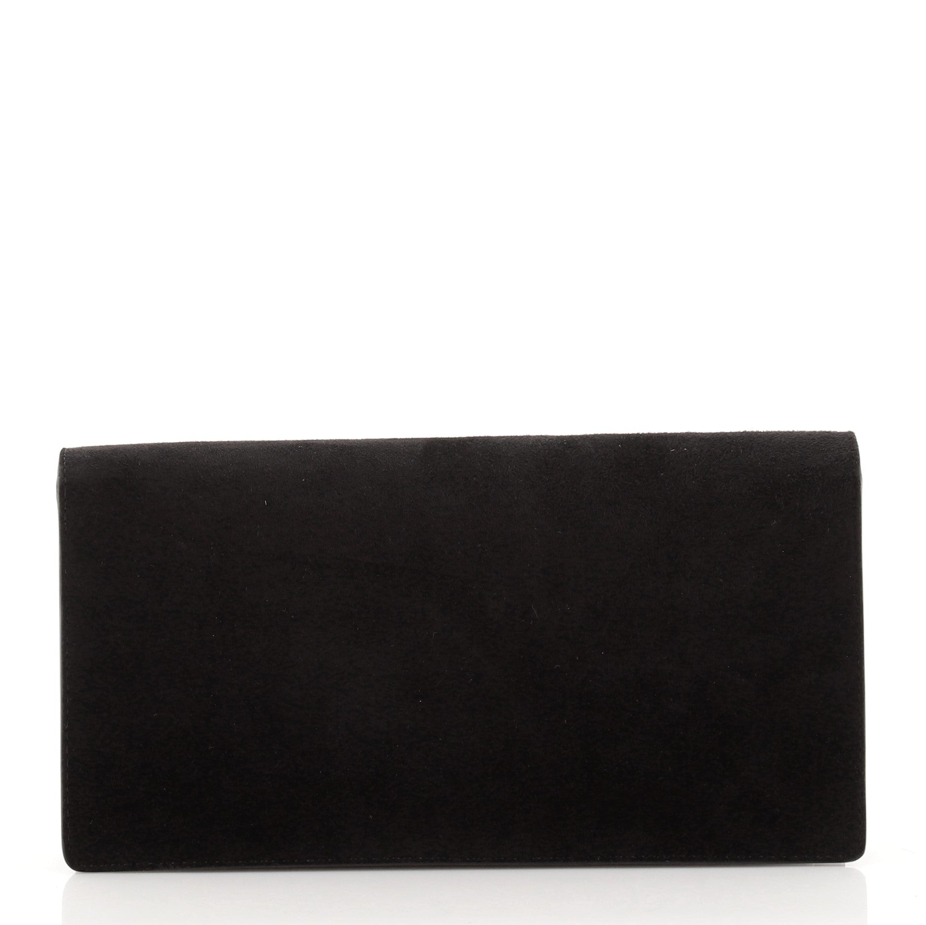 Madame Pochette Clutch Leather and Suede with Patent