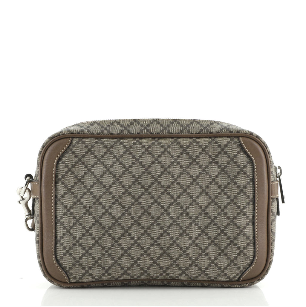 Wristlet Clutch Diamante Canvas