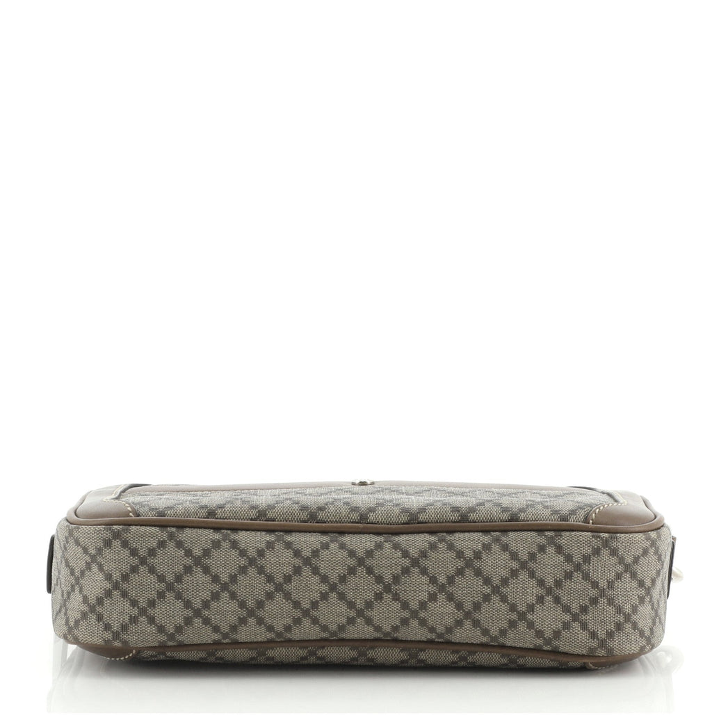 Wristlet Clutch Diamante Canvas