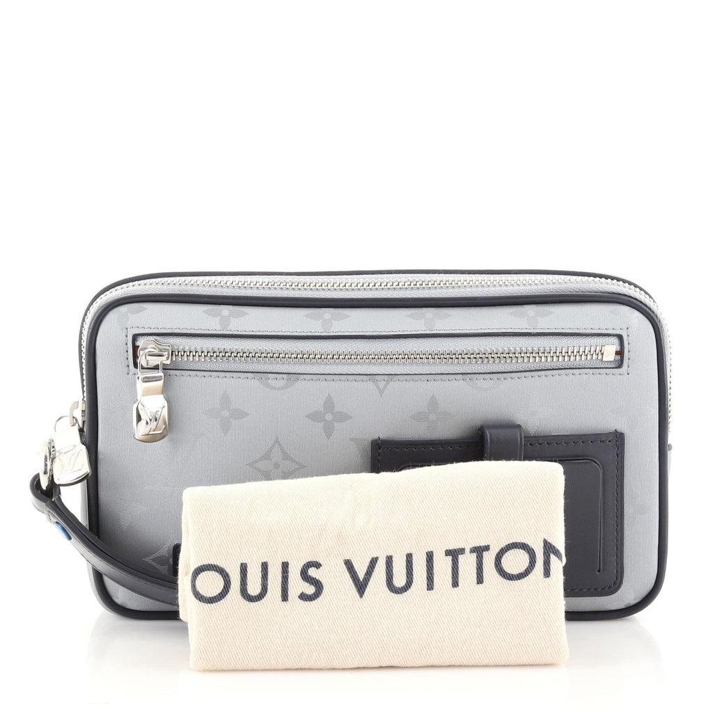 Alpha Clutch Limited Edition Monogram Satellite Canvas