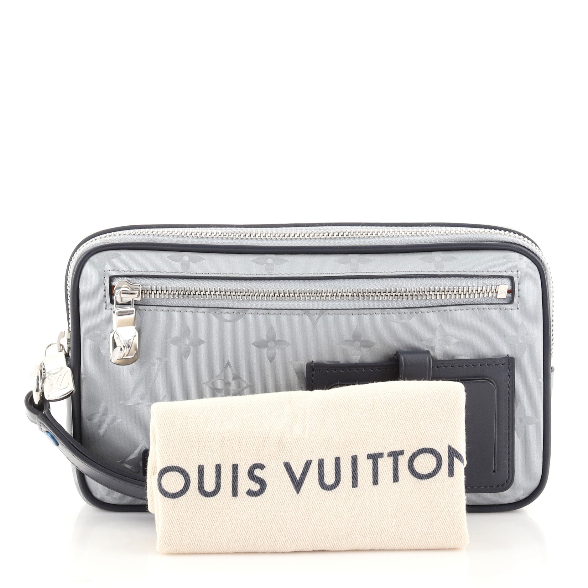 Alpha Clutch Limited Edition Monogram Satellite Canvas
