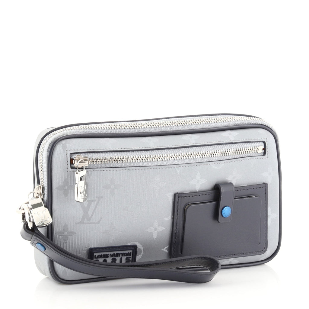 Alpha Clutch Limited Edition Monogram Satellite Canvas