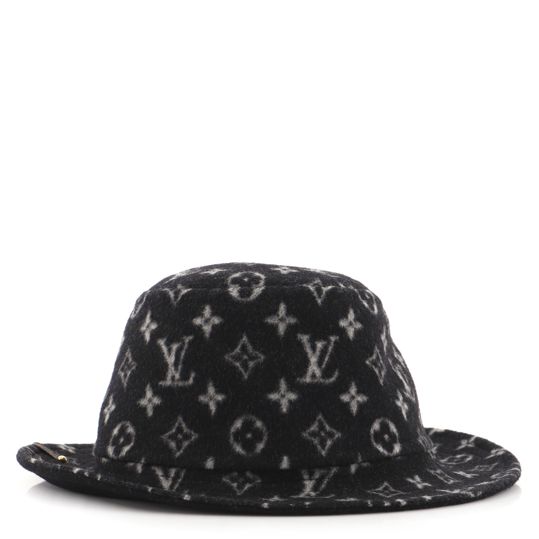 Carry On Reversible Bob Hat Monogram Wool Small
