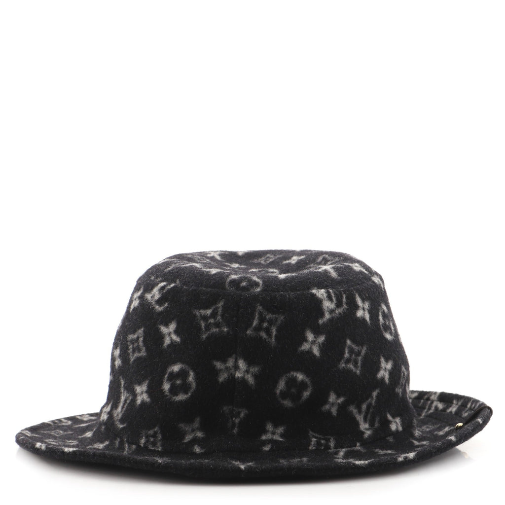 Carry On Reversible Bob Hat Monogram Wool Small