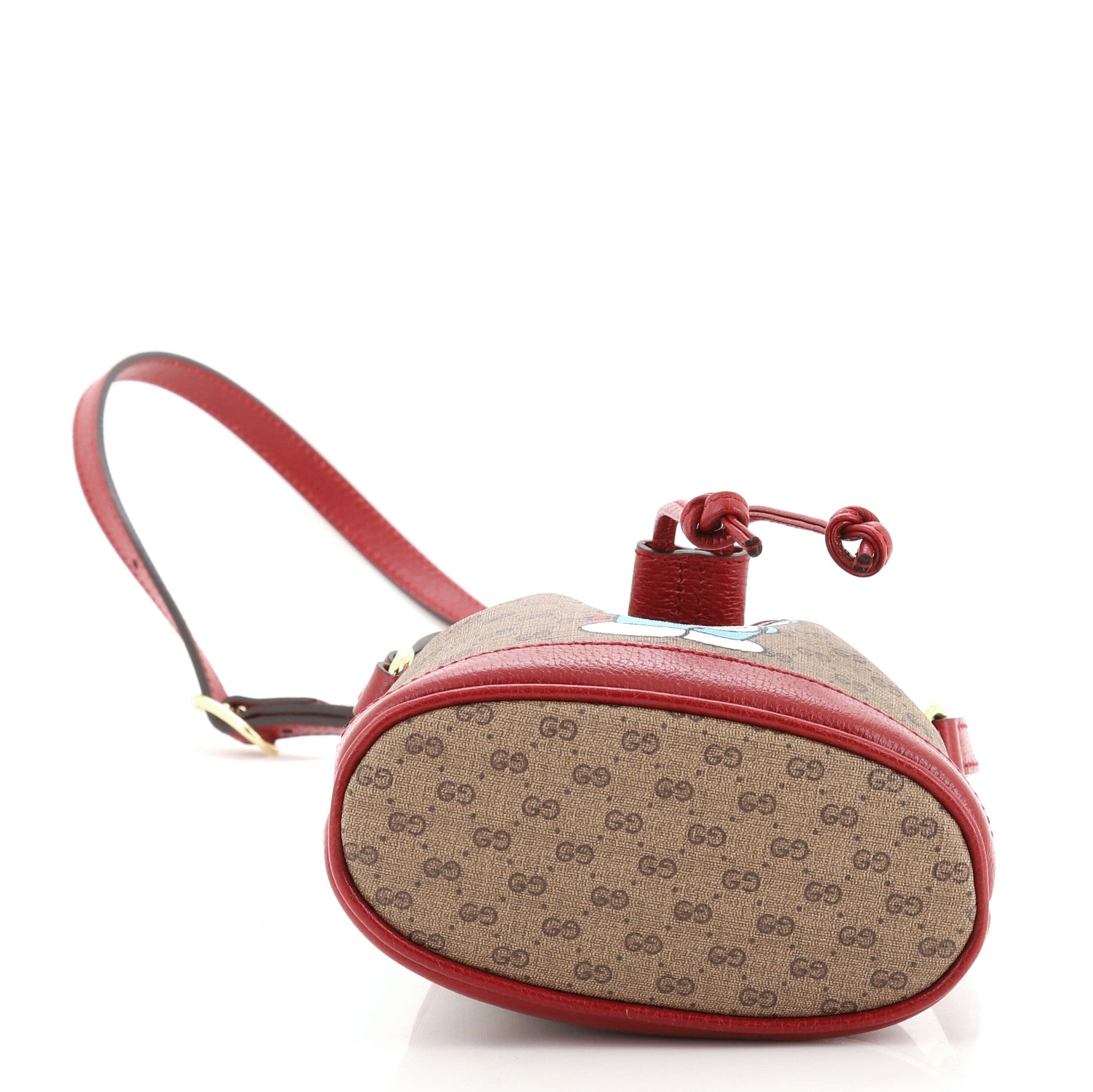 Doraemon Bucket Bag Printed Mini GG Coated Canvas Mini