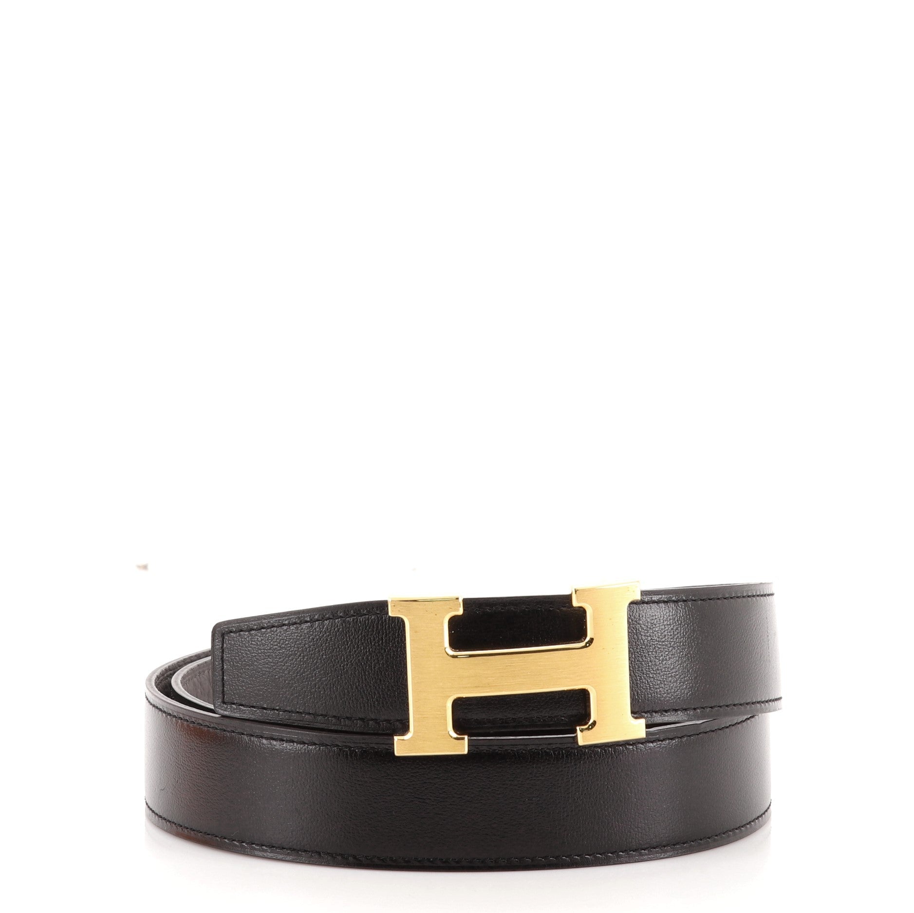 Constance Reversible Belt Leather Wide 90