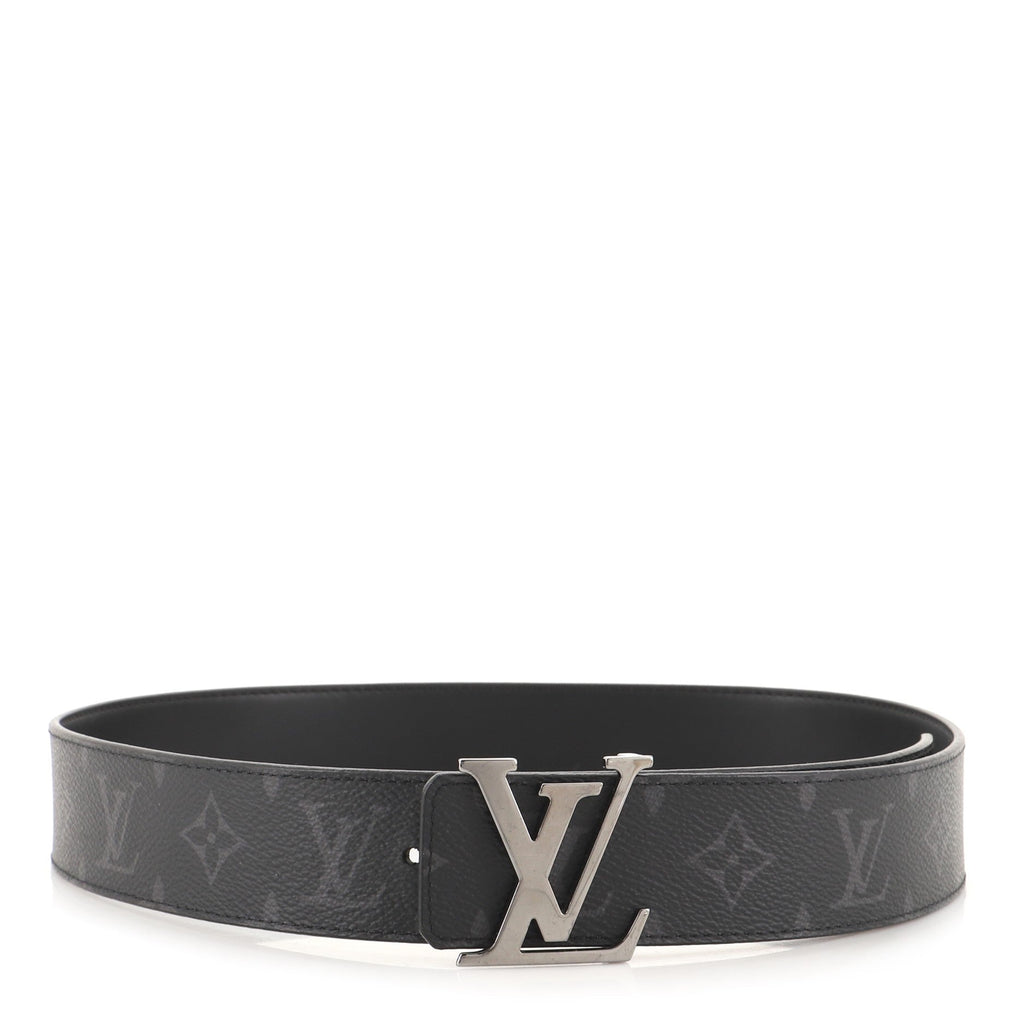 LV Initiales Reversible Belt Monogram Eclipse Wide 80
