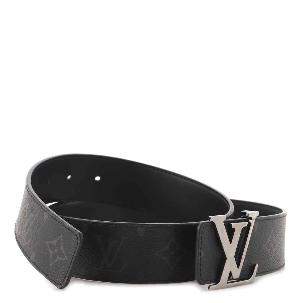 LV Initiales Reversible Belt Monogram Eclipse Wide 80