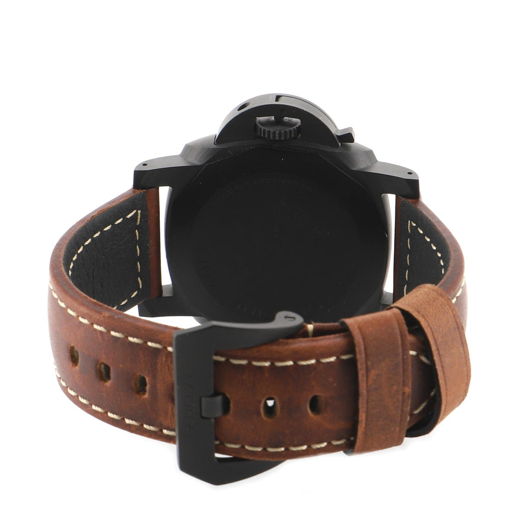 Luminor Marina 1950 3 Day Automatic Watch Carbotech and Titanium with Leather 44