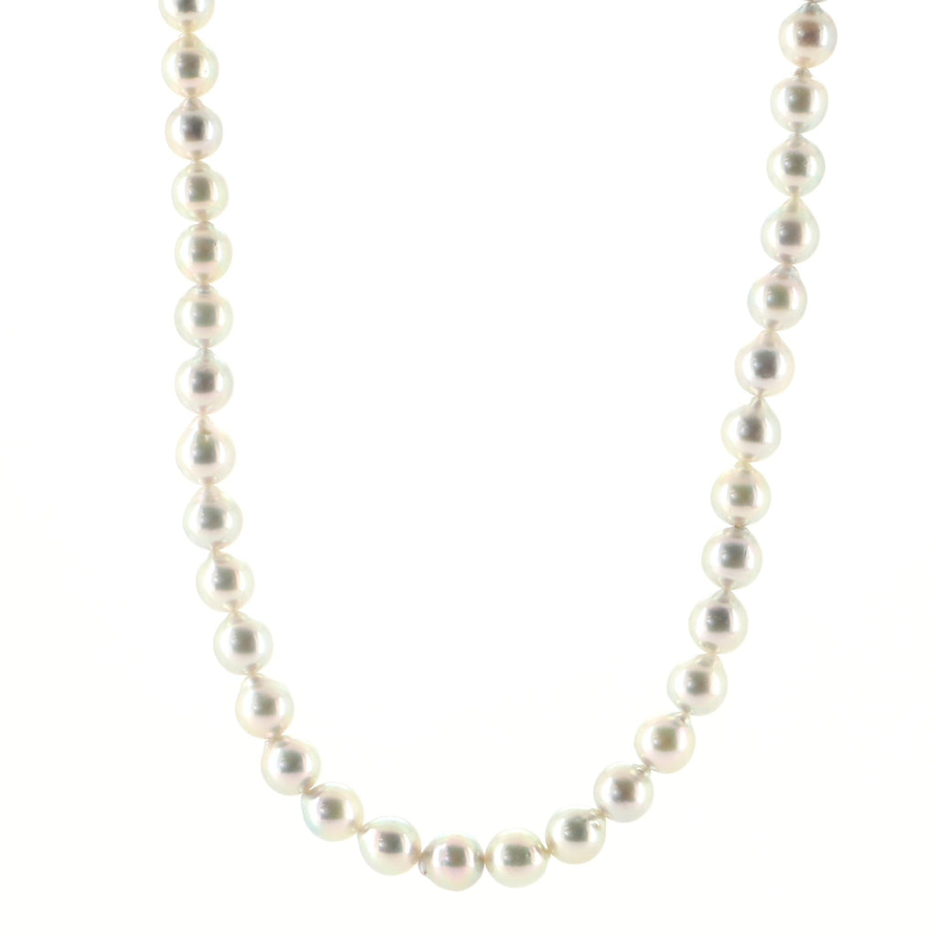 Vintage Short Necklace Pearl