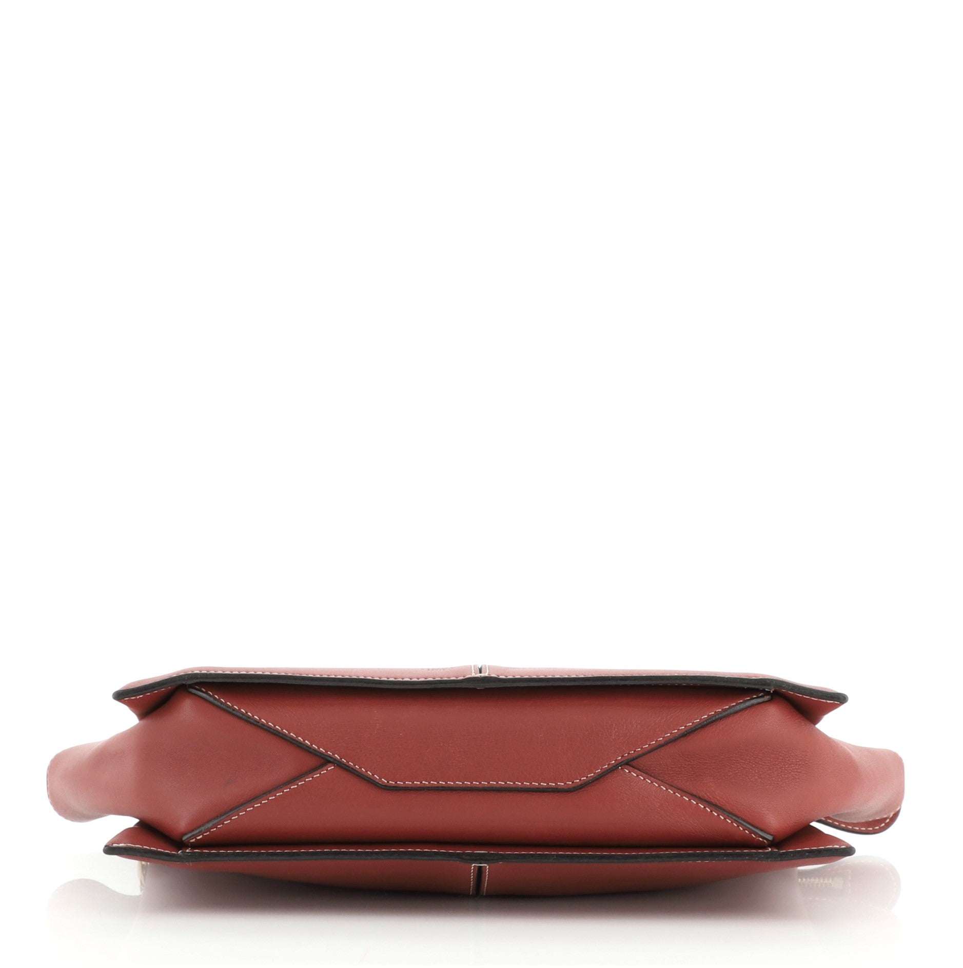 Tri-Fold Clutch on Chain Smooth Leather