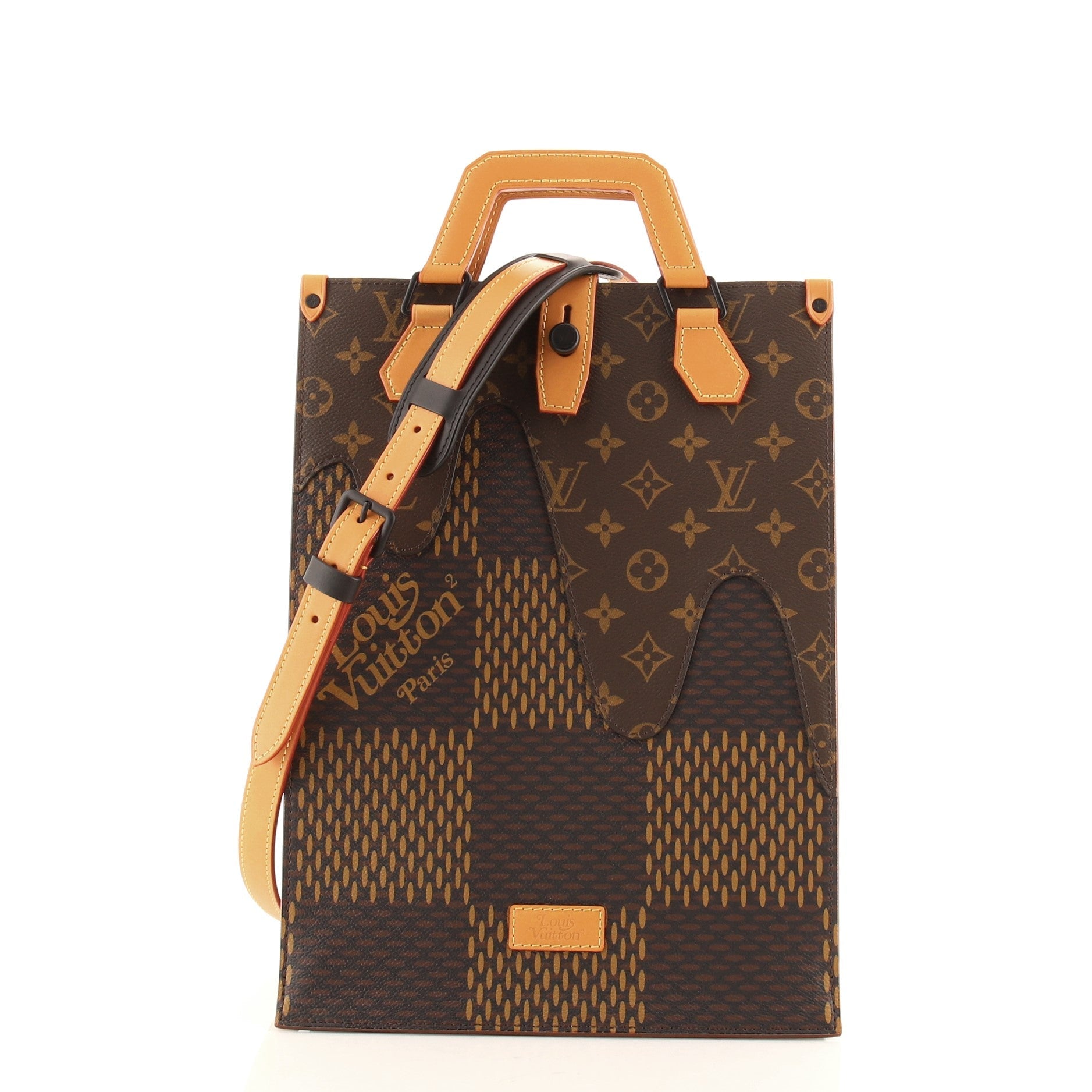 Nigo Tote Limited Edition Giant Damier and Monogram Canvas Mini