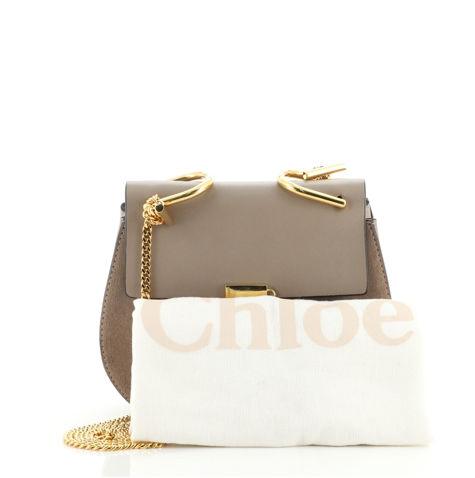 Drew Crossbody Bag Leather and Suede Mini