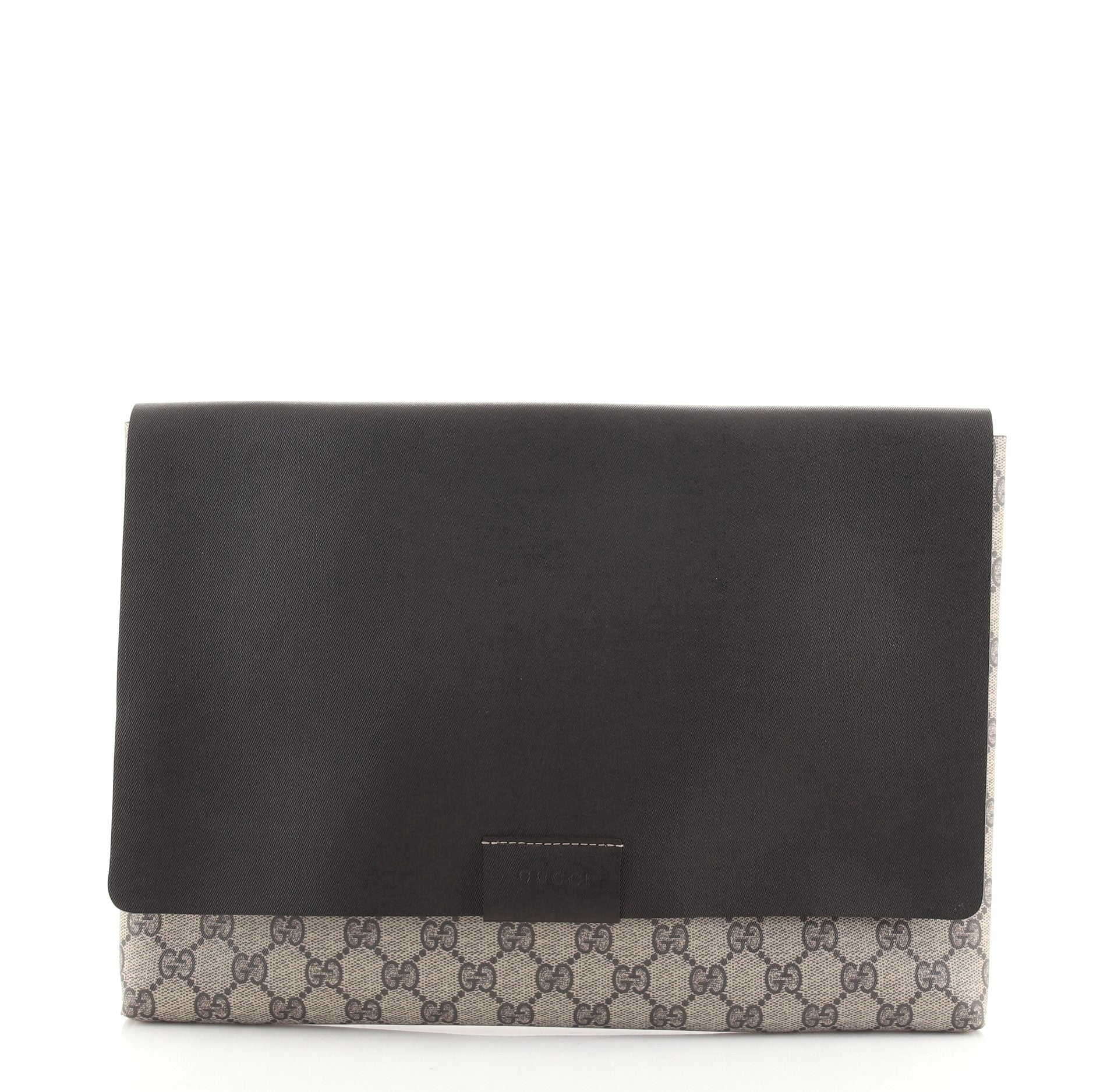 Envelope Clutch GG Coated Canvas and Leather Large