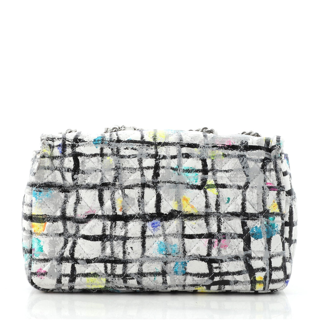 CC Flap Bag Quilted Hand Painted Leather Mini