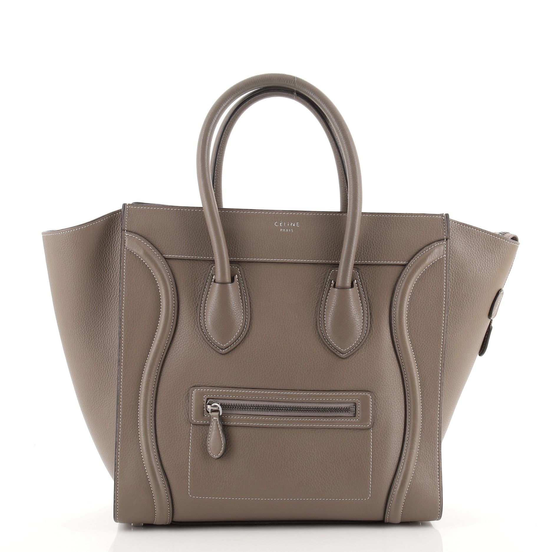 Luggage Bag Grainy Leather Mini