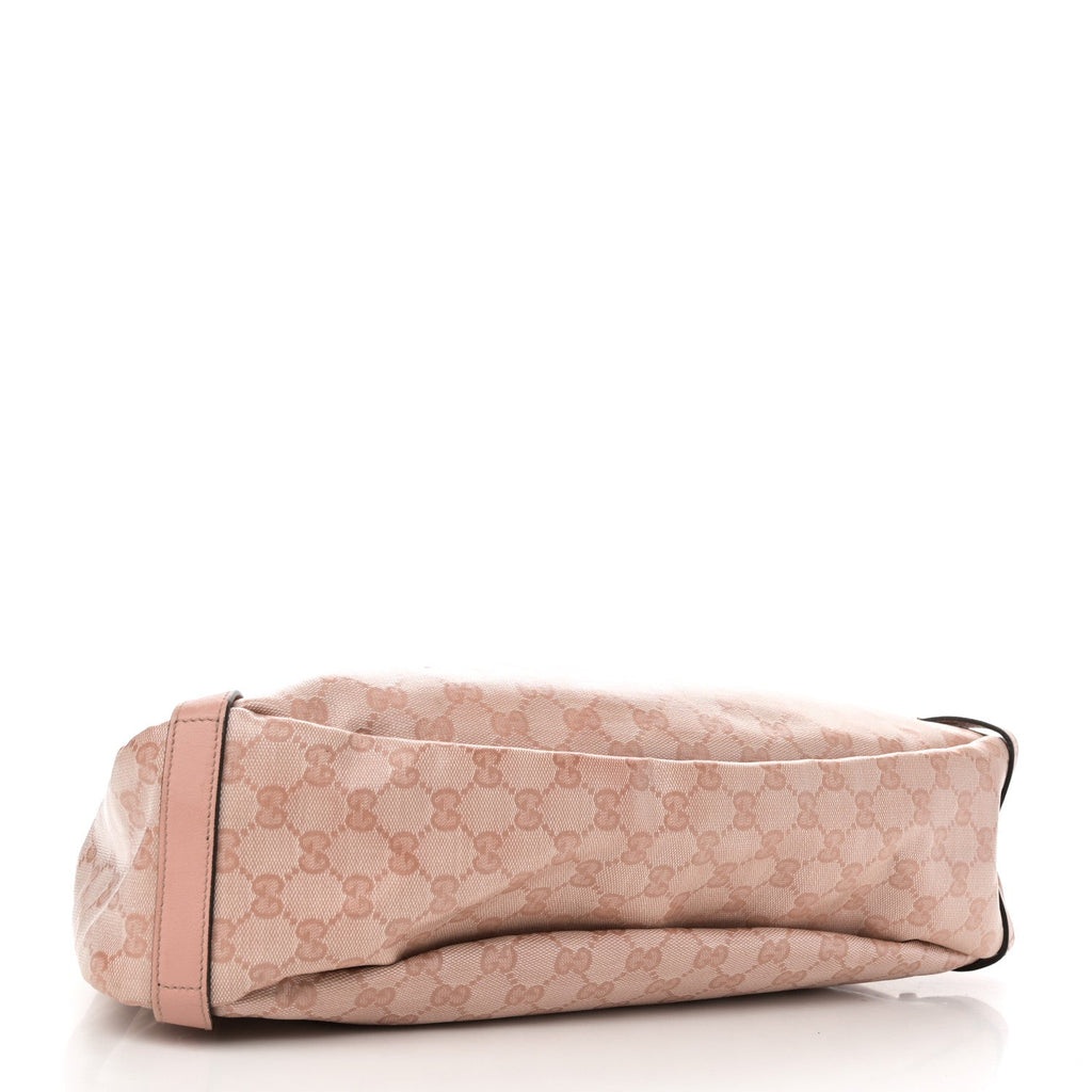Crystal Monogram Medium Abbey Shoulder Bag Blush