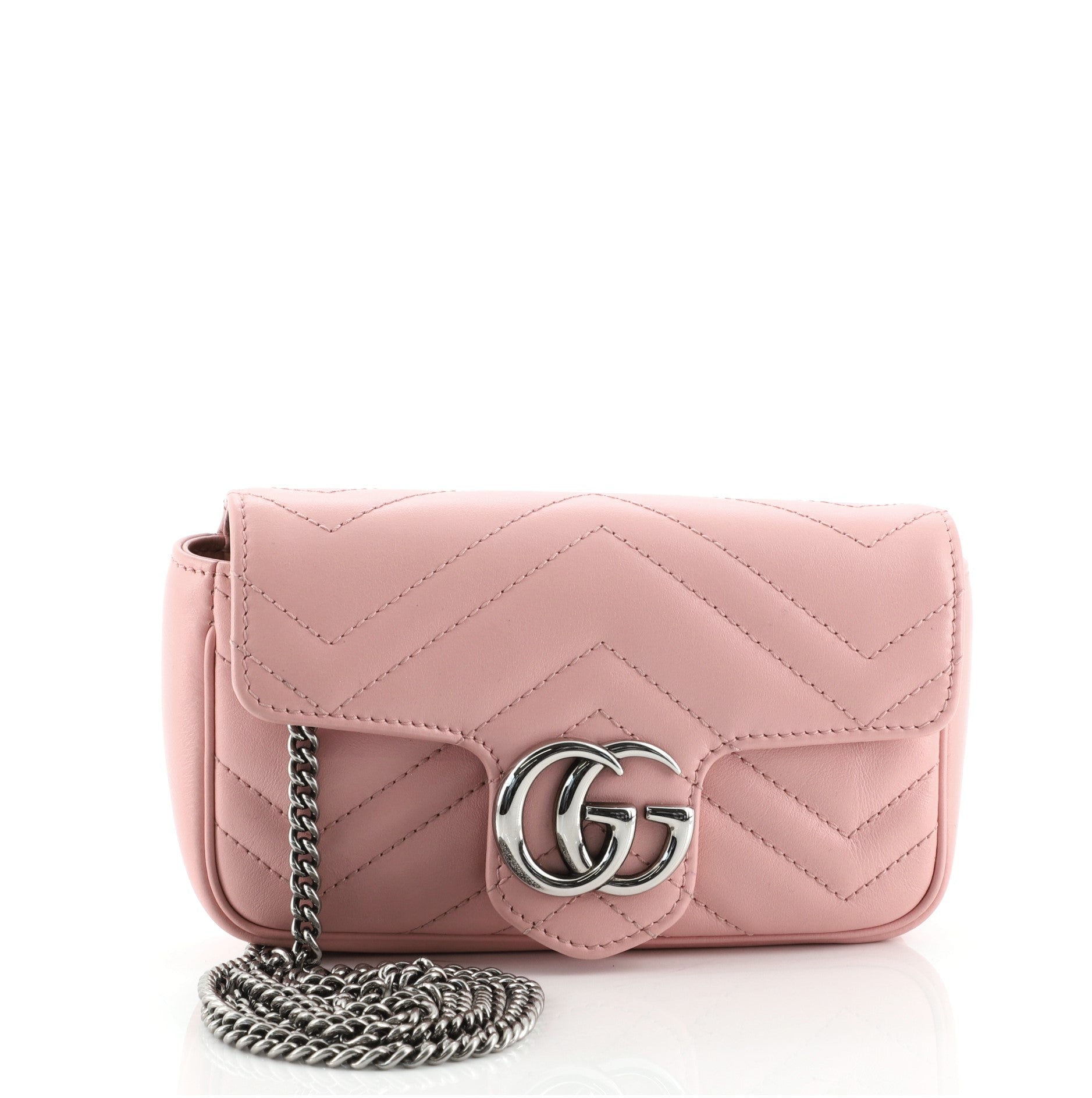 GG Marmont Flap Bag Matelasse Leather Super Mini