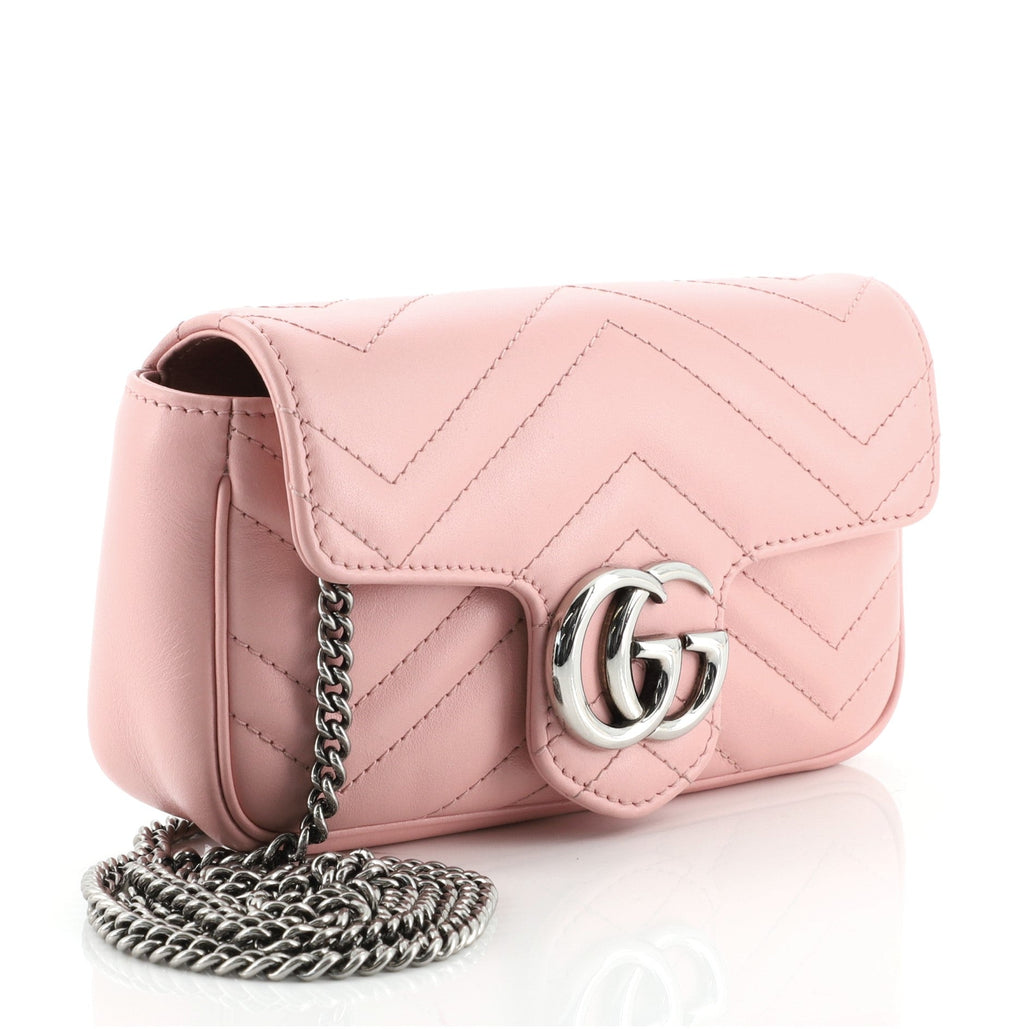 GG Marmont Flap Bag Matelasse Leather Super Mini