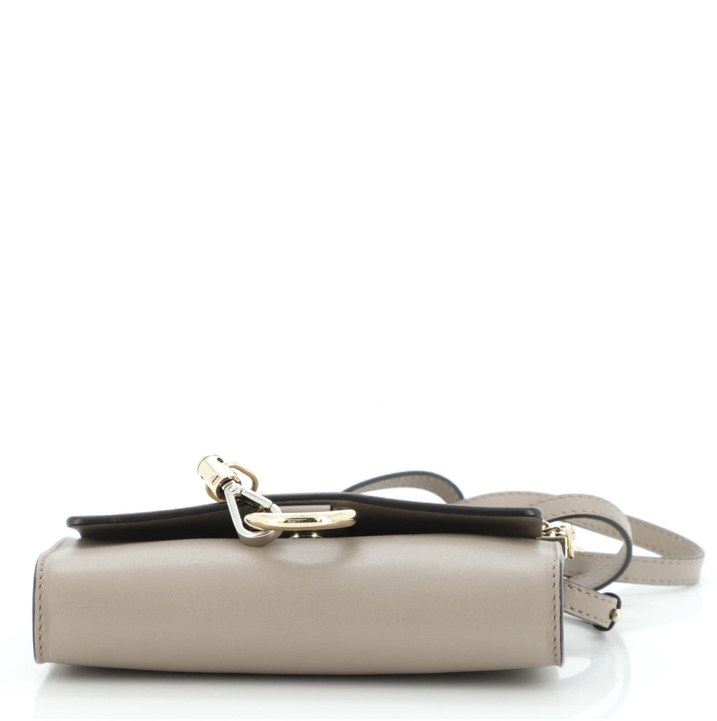 Faye Shoulder Bag Leather and Suede Mini