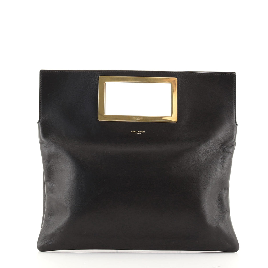 Fold Over Clutch Leather