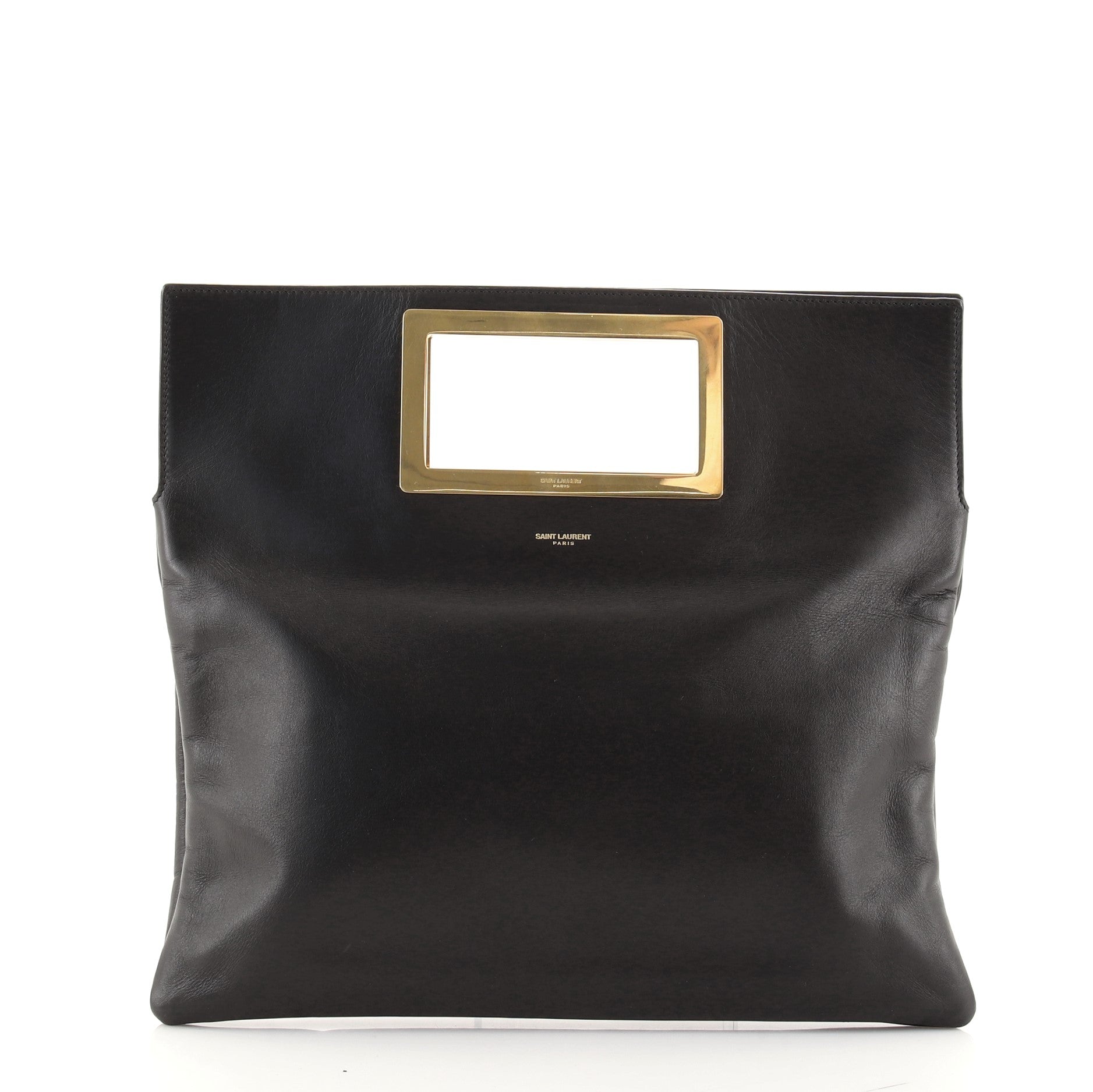 Fold Over Clutch Leather