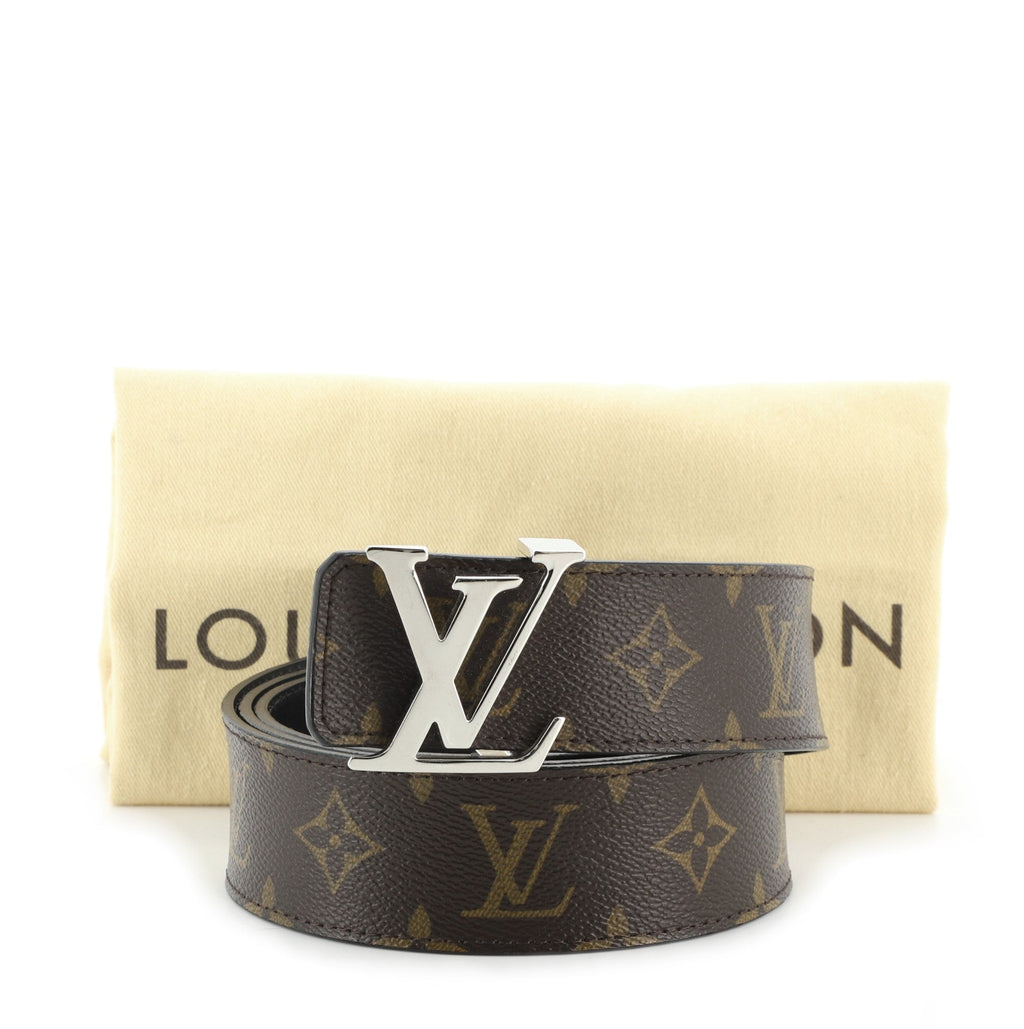 LV Initiales Reversible Belt Monogram Canvas and Leather Wide 105