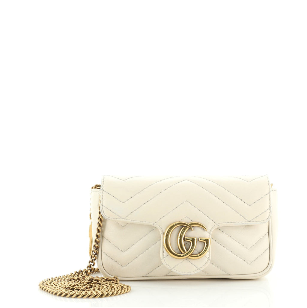 GG Marmont Flap Bag Matelasse Leather Super Mini