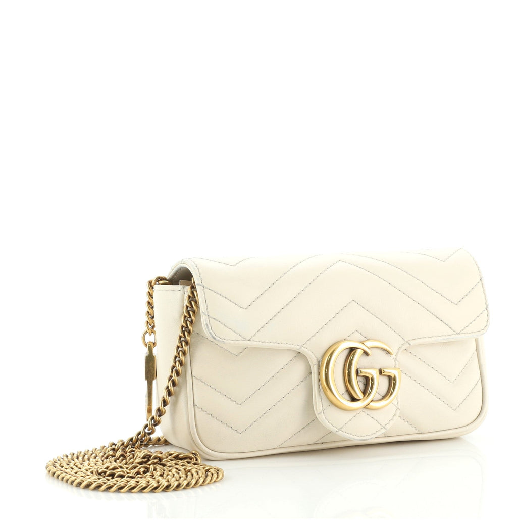 GG Marmont Flap Bag Matelasse Leather Super Mini
