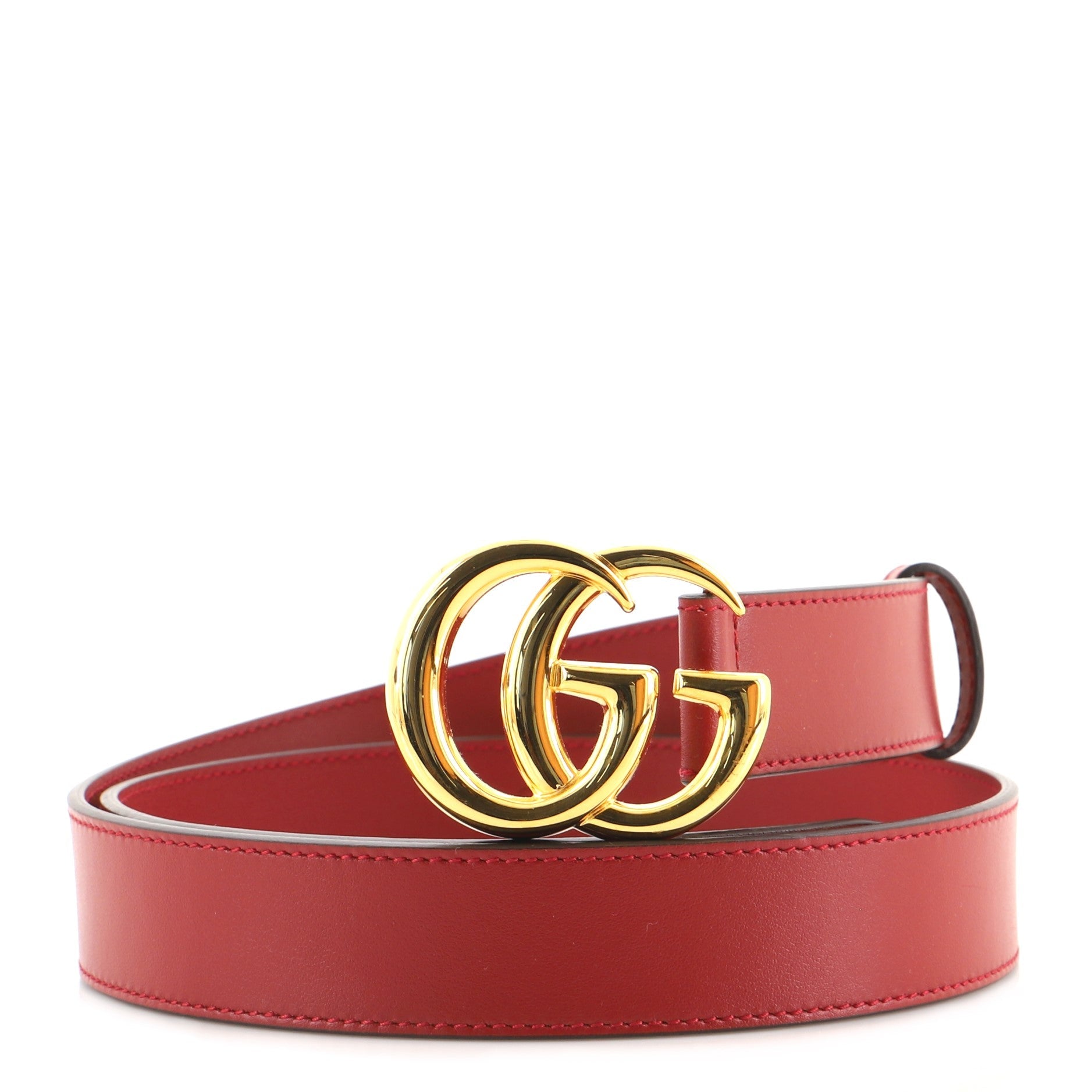 GG Marmont Belt Leather Thin 90