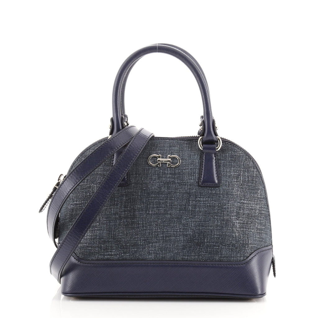 Darina Convertible Satchel Denim Mini