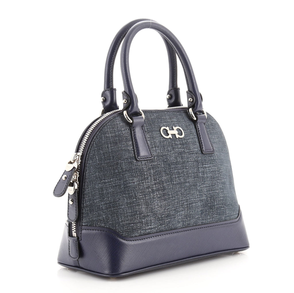 Darina Convertible Satchel Denim Mini