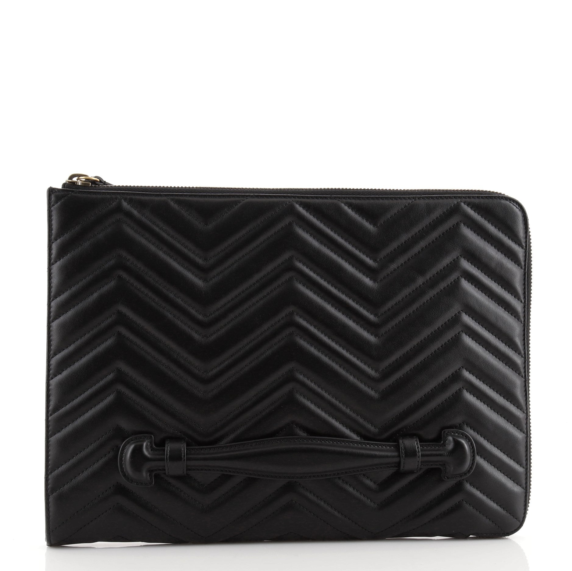 GG Marmont Portfolio Clutch Matelasse Leather