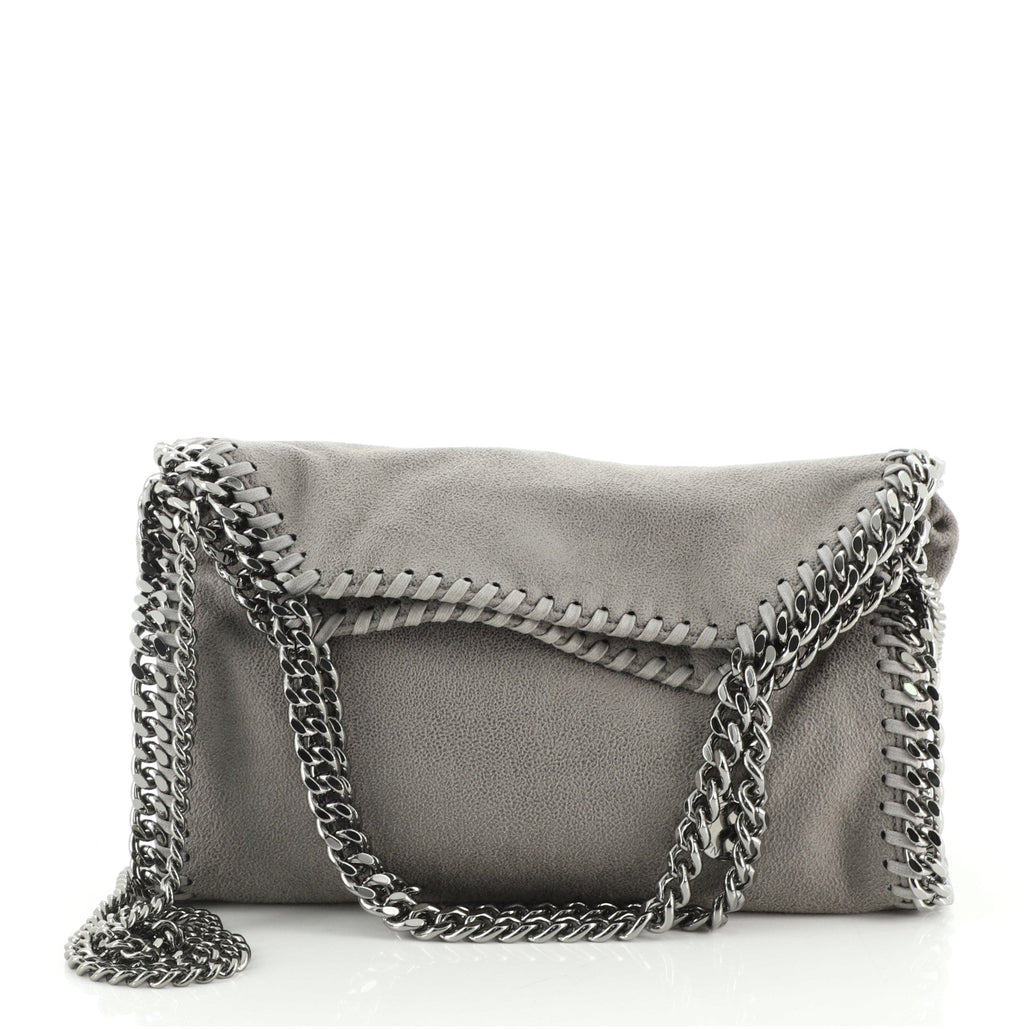 Falabella Fold Over Crossbody Bag Shaggy Deer Mini