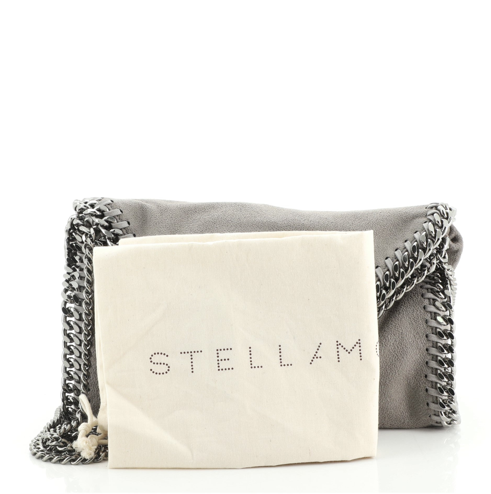 Falabella Fold Over Crossbody Bag Shaggy Deer Mini