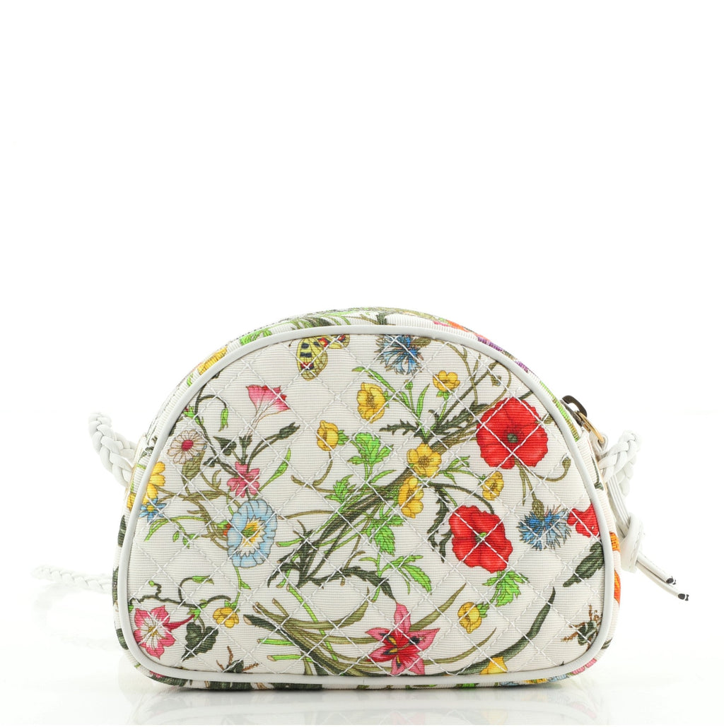 Trapuntata Camera Shoulder Bag Quilted Flora Canvas	 Mini