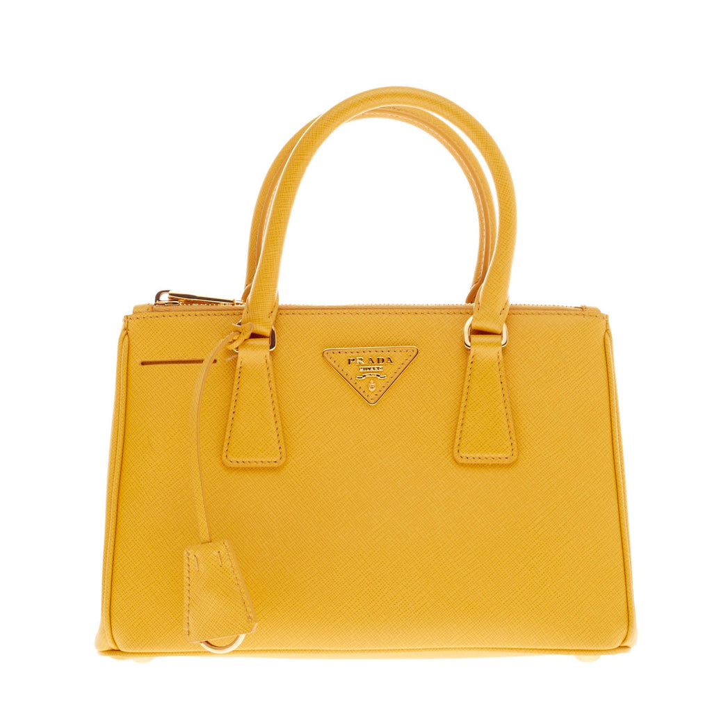Saffiano Two Zip Handbag Lux Tote Mini